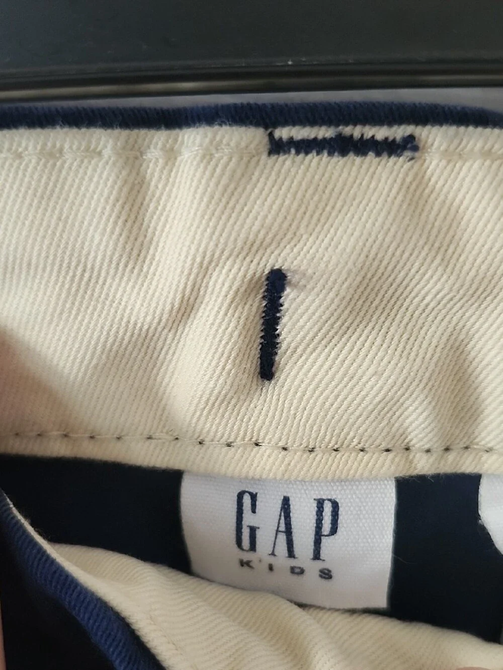 GAP Kids Navy Slim Chinos